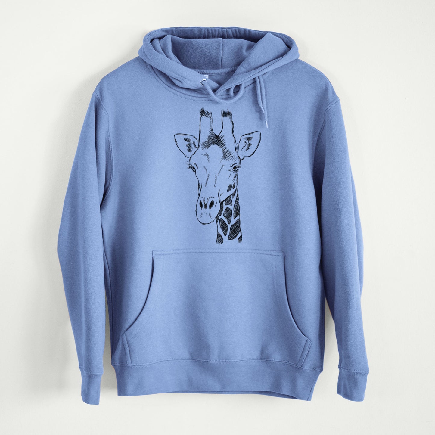 Southern Giraffe - Giraffa giraffa - Mid-Weight Unisex Premium Blend Hoodie