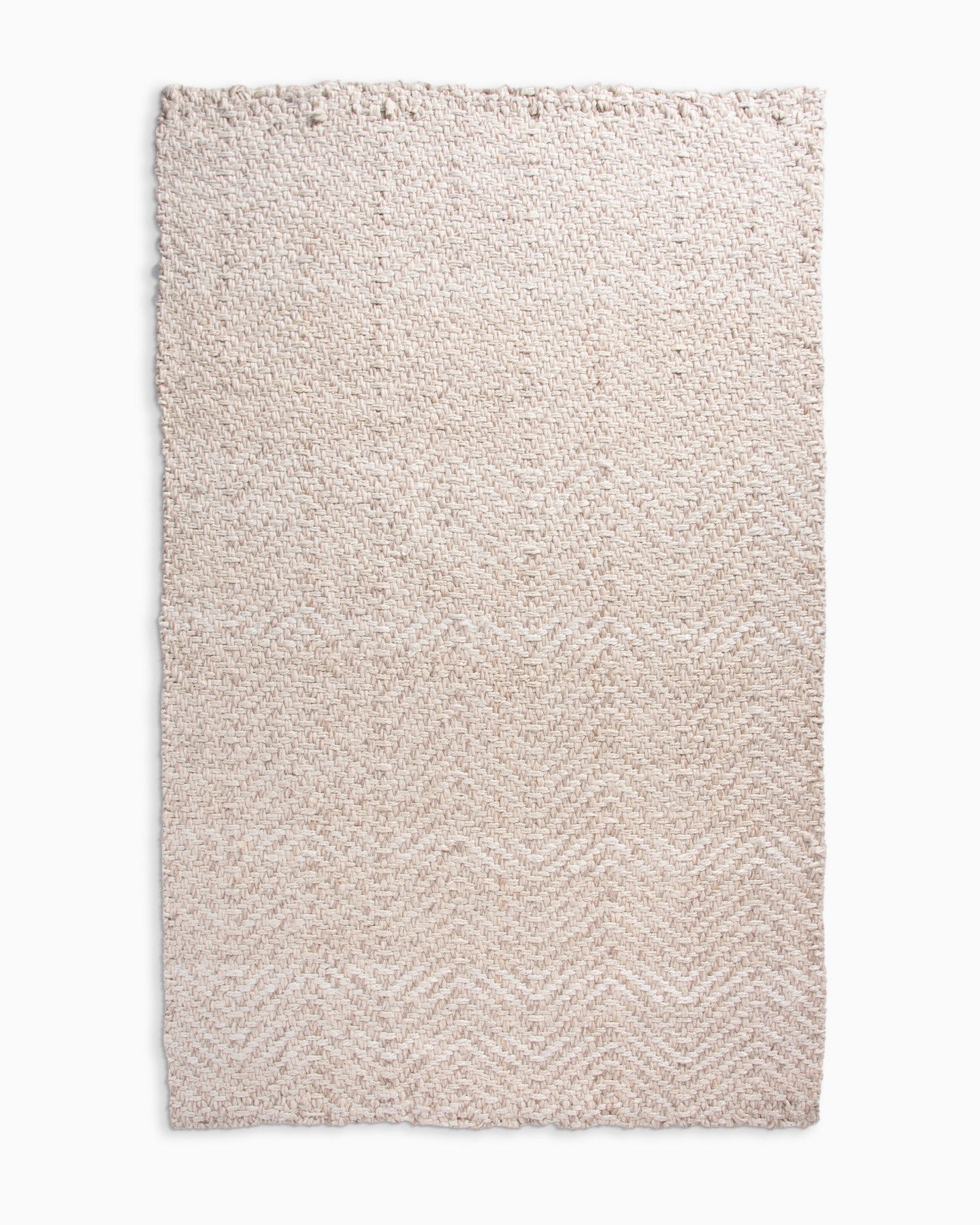 Wool and Jute Herringbone Rug