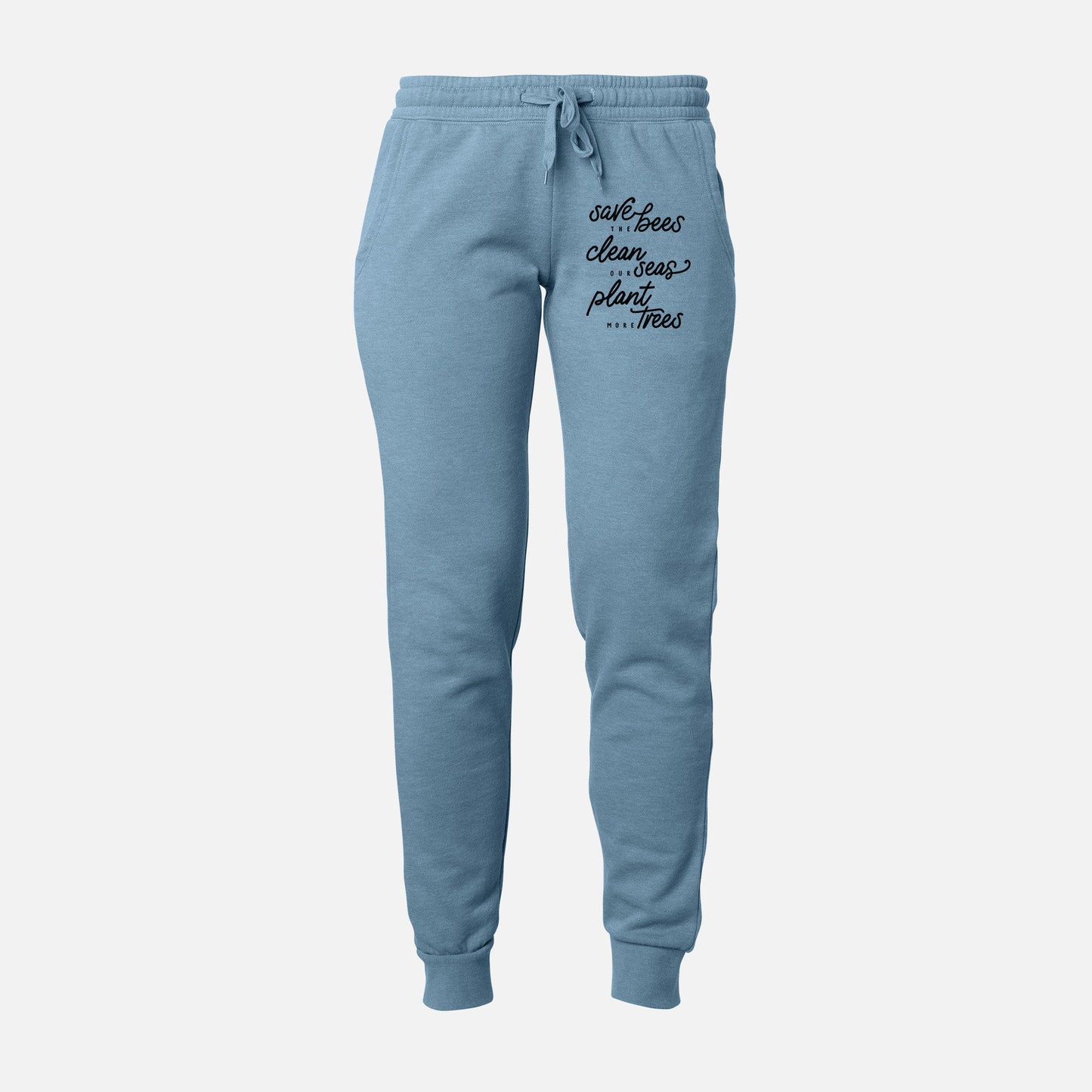Bees Seas Trees - Typography - Women's Cali Wave Jogger Sweatpants