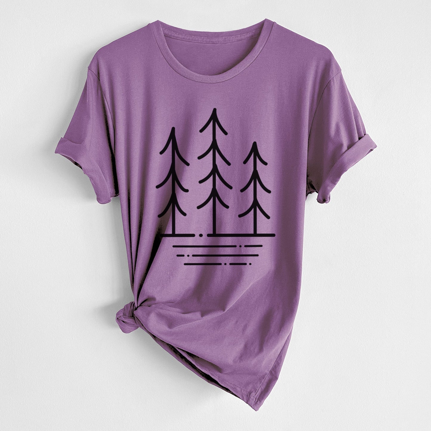 Three Trees - Unisex Crewneck - Made in USA - 100% Organic Cotton