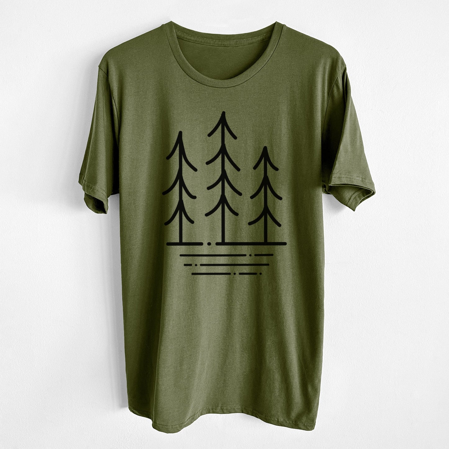 Three Trees - Unisex Crewneck - Made in USA - 100% Organic Cotton