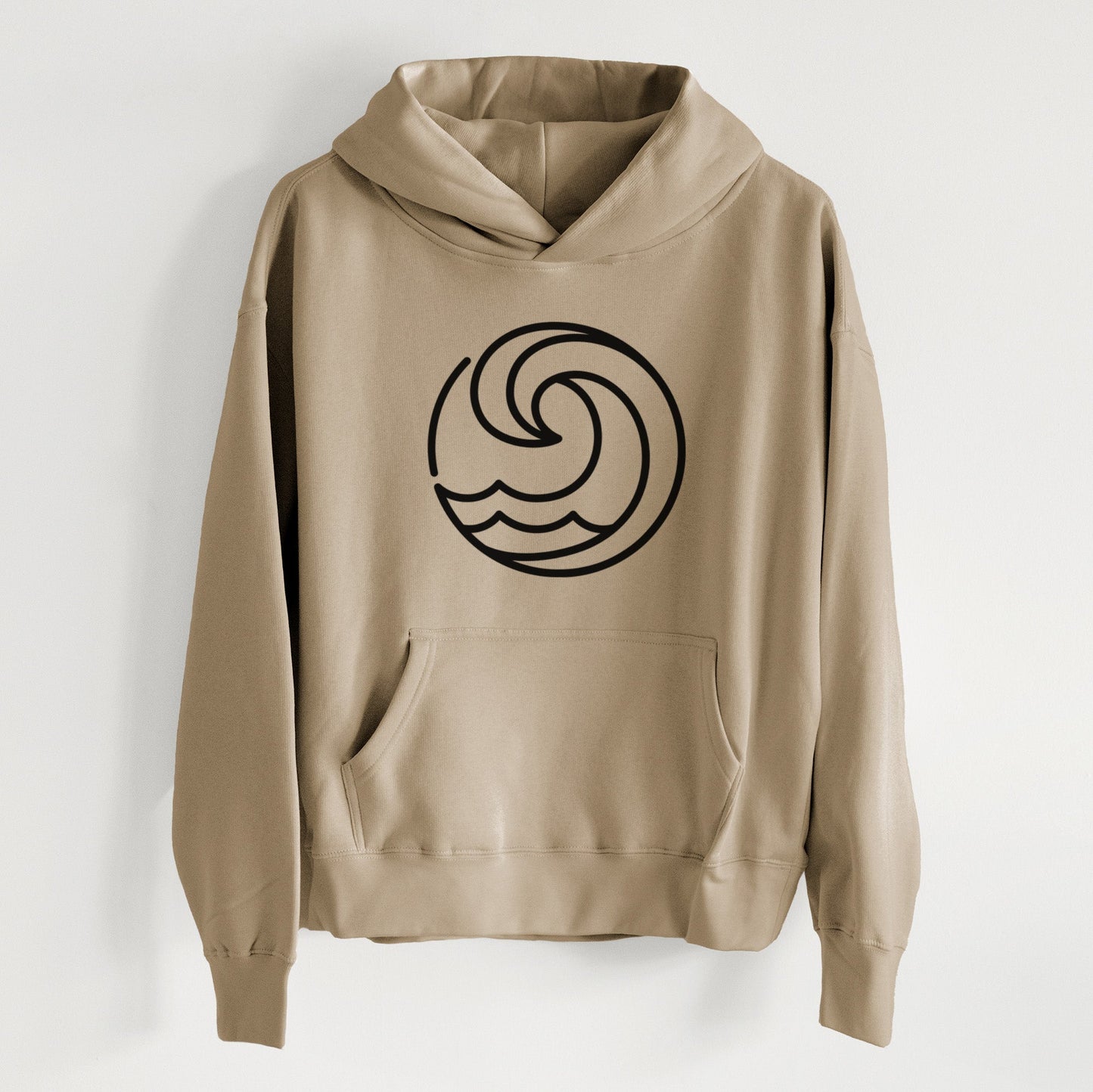 Tidal Wave Circle - Women's Heavyweight Relaxed Hoodie