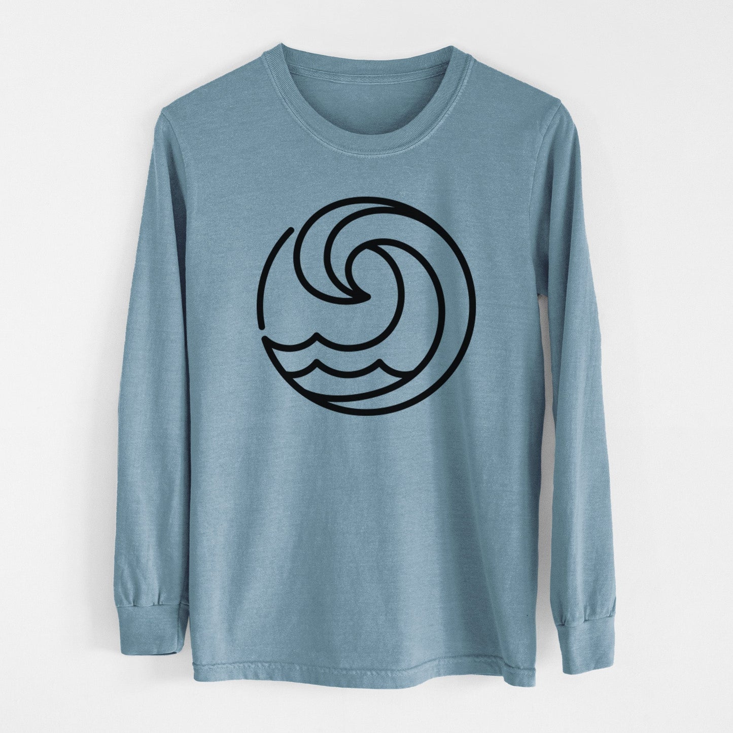 Tidal Wave Circle - Heavyweight 100% Cotton Long Sleeve