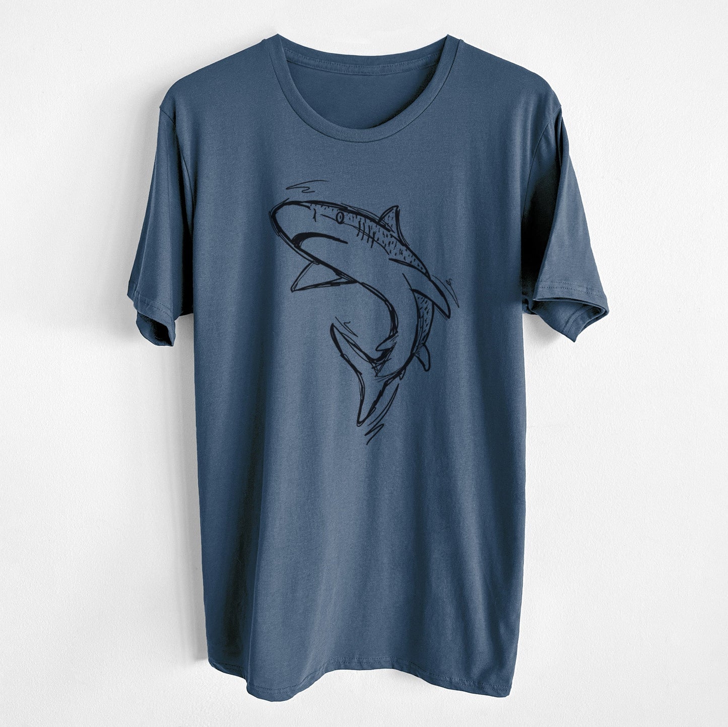 Tiger Shark - Unisex Crewneck - Made in USA - 100% Organic Cotton