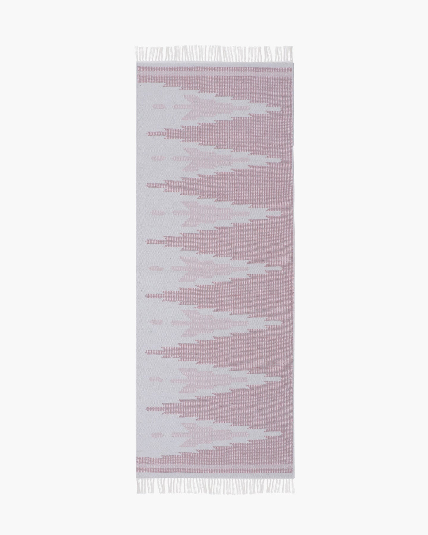 Tonal Peaks Wool Kilim Rug