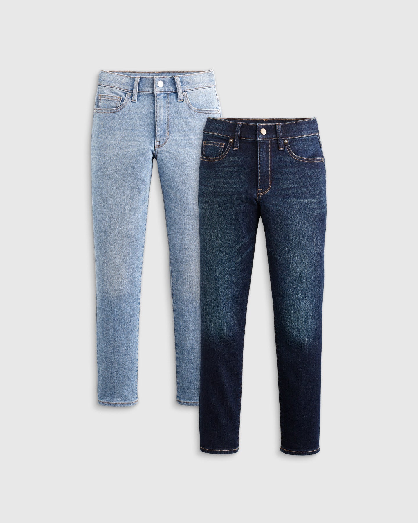 Cotton Stretch Taper Jeans 2-Pack