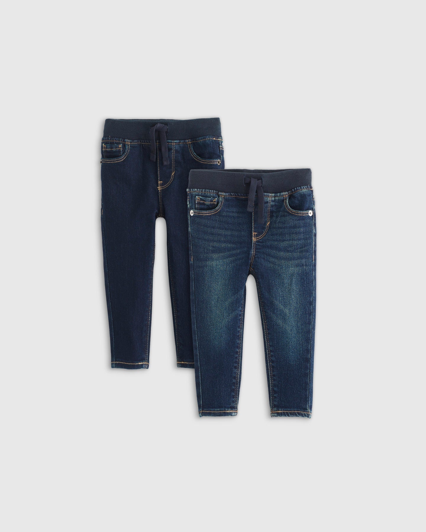 Cotton Stretch Pull-On Skinny Jeans 2-Pack