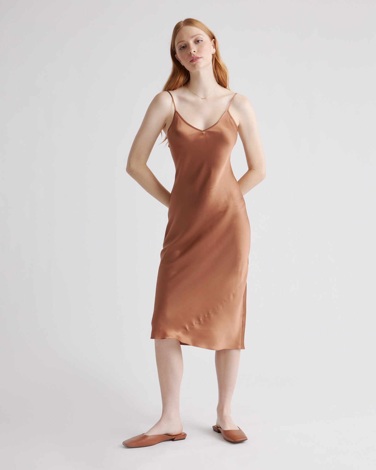 100% Washable Silk Slip Dress