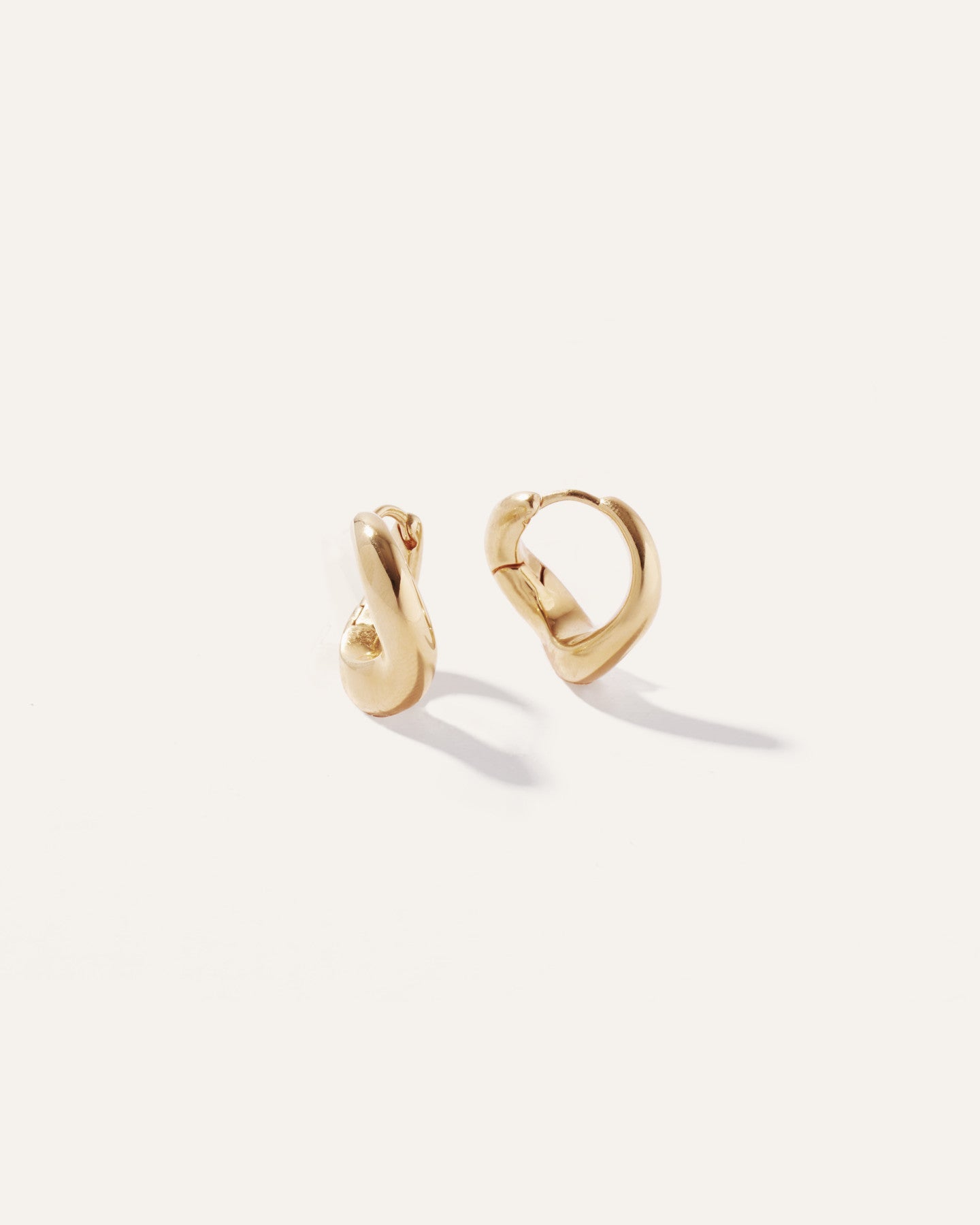 Bold Wave Hoops