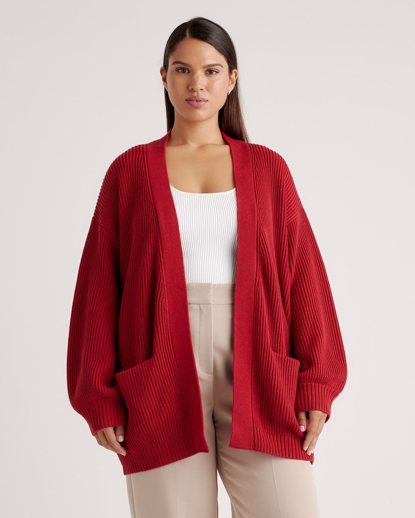 100% Organic Cotton Oversized Cardigan