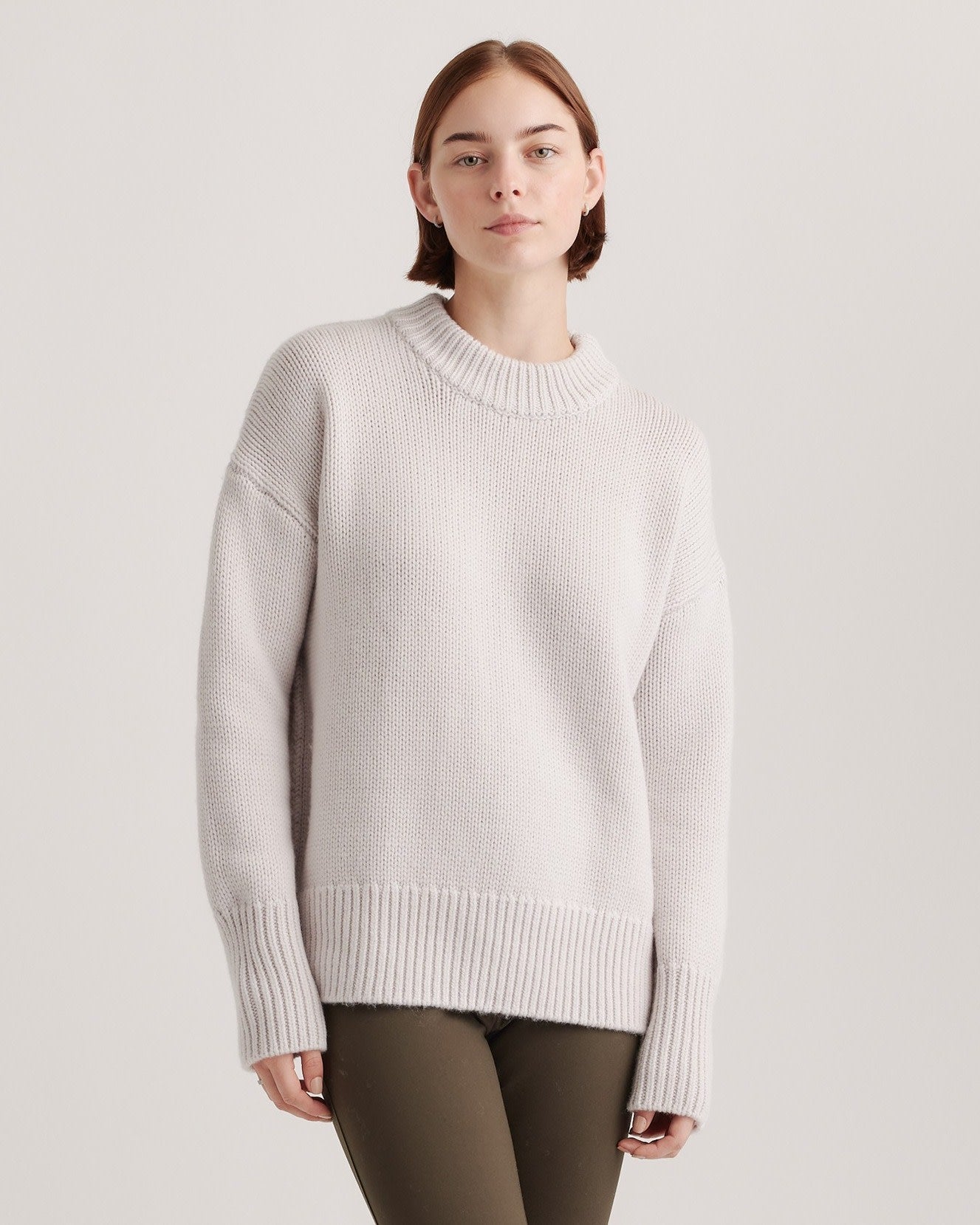 Australian Merino Wool Crewneck Oversized Sweater