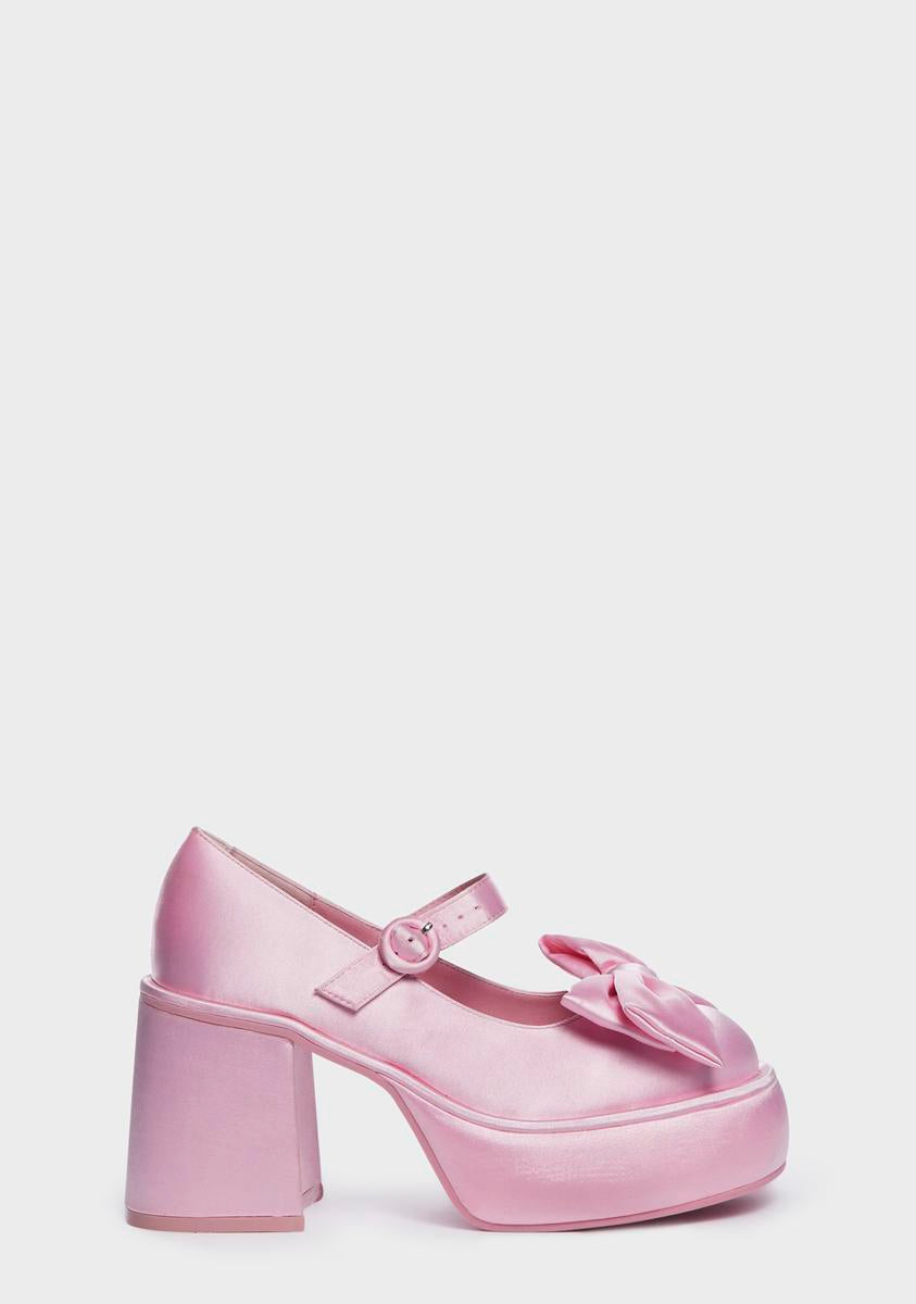 Sweet Bashful Bozo Platform Mary Janes