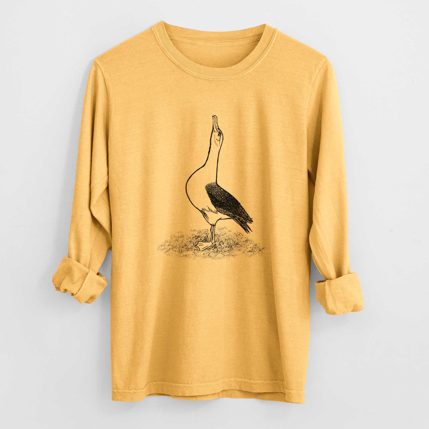 Diomedea exulans - Wandering Albatross - Heavyweight 100% Cotton Long Sleeve