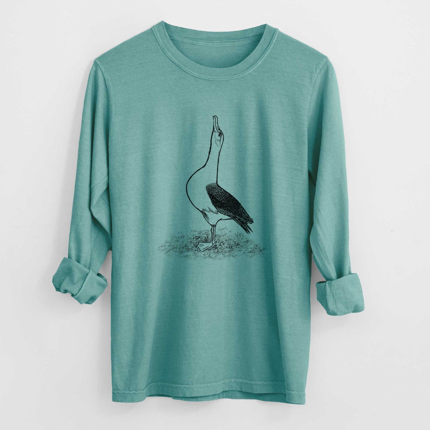 Diomedea exulans - Wandering Albatross - Heavyweight 100% Cotton Long Sleeve