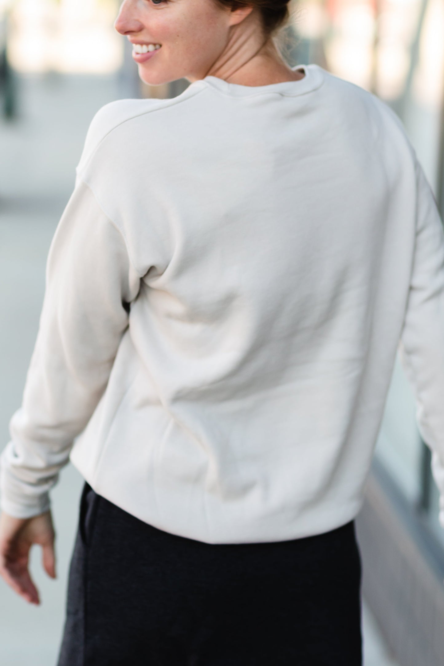 Cream Sota Crewneck Sweatshirt - FINAL SALE