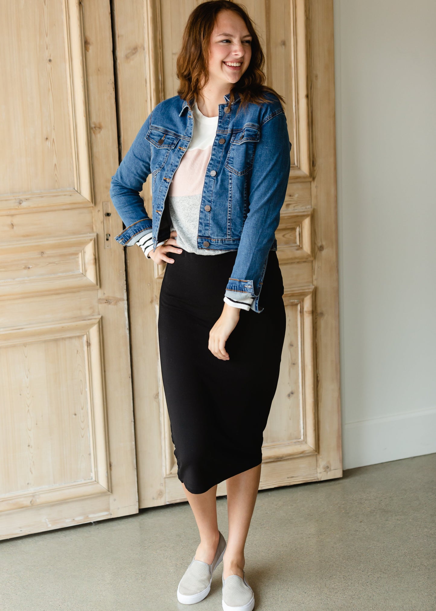 Dark Denim Jean Jacket - FINAL SALE