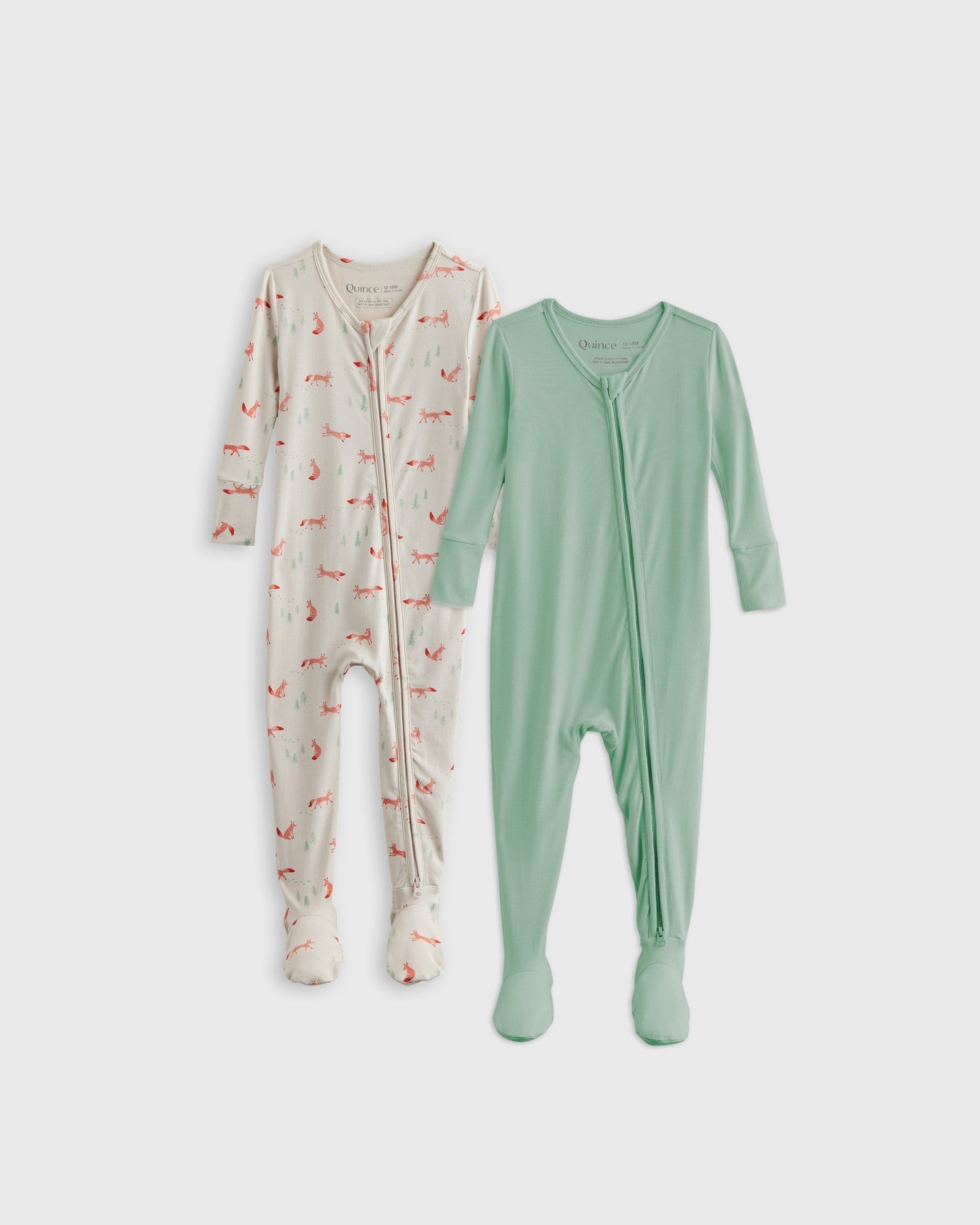 Bamboo Tight Fit Footie Pajamas 2-Pack - Toddler Boy