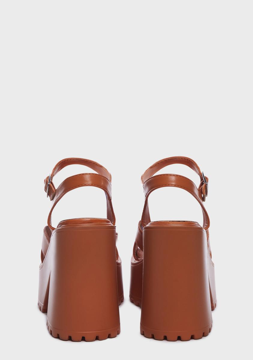 Amber Someday I'll Rise Platform Heels