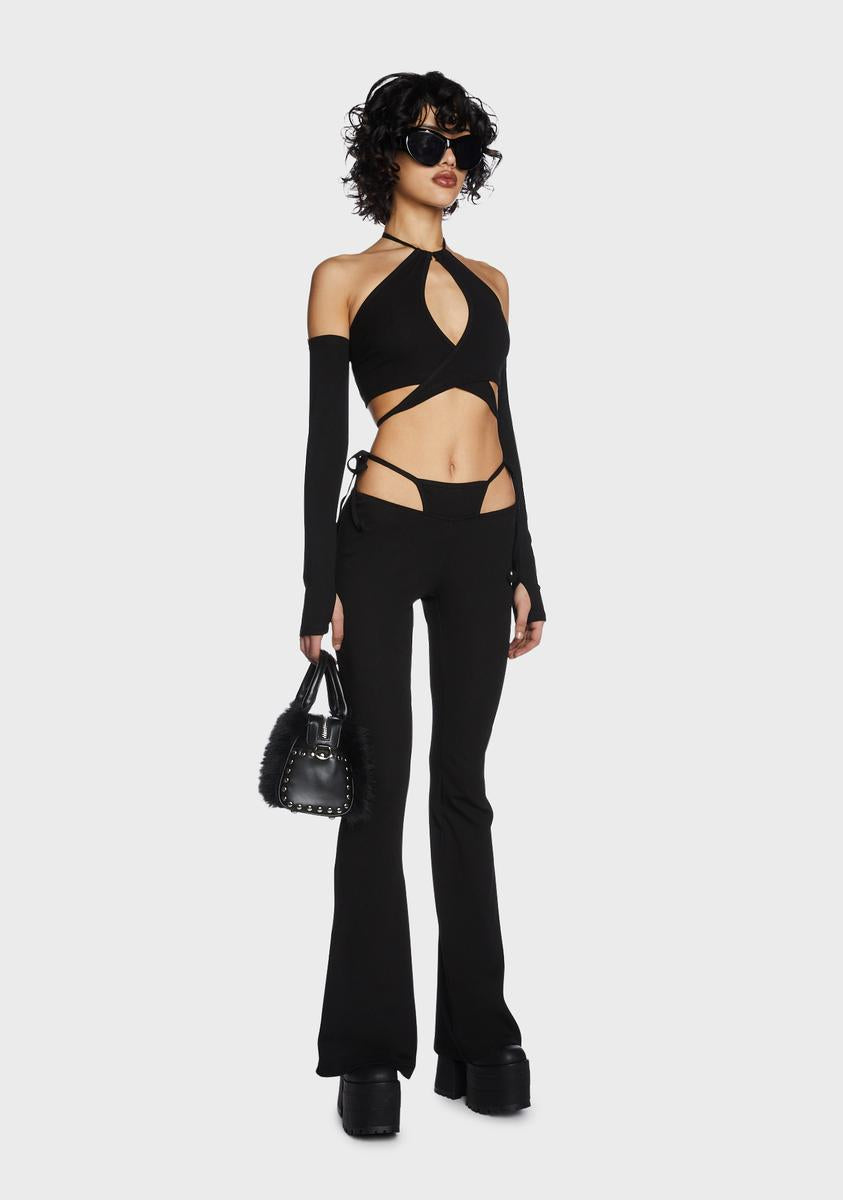 Rebel Aura Cut-Out Pants