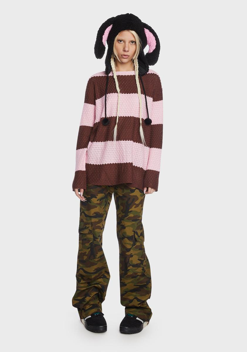 Striped Knit Jumper