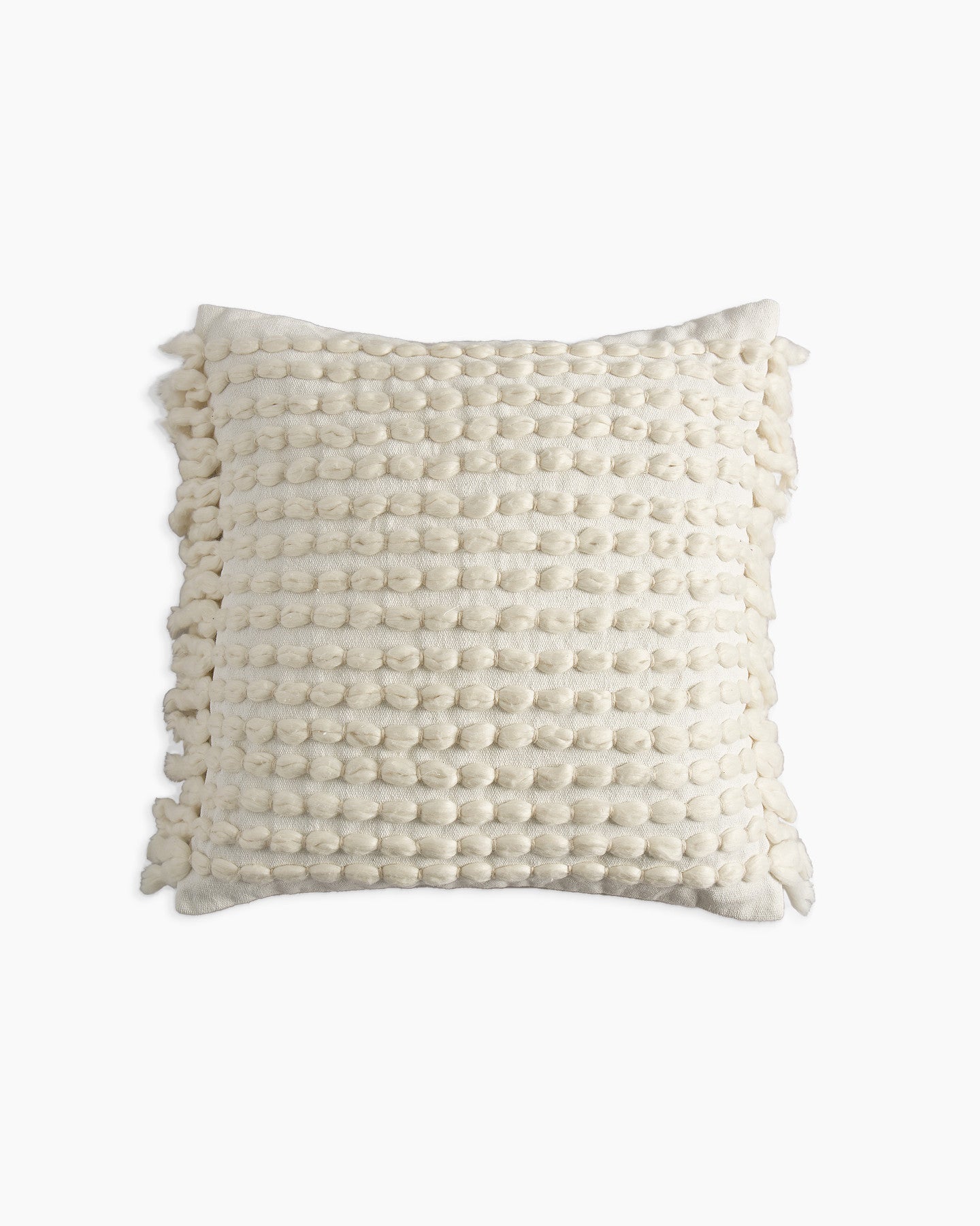 Dana Wool Fringe Pillow Cover