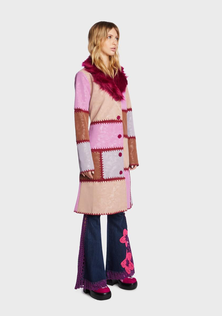 The Peace Within Patchwork Coat