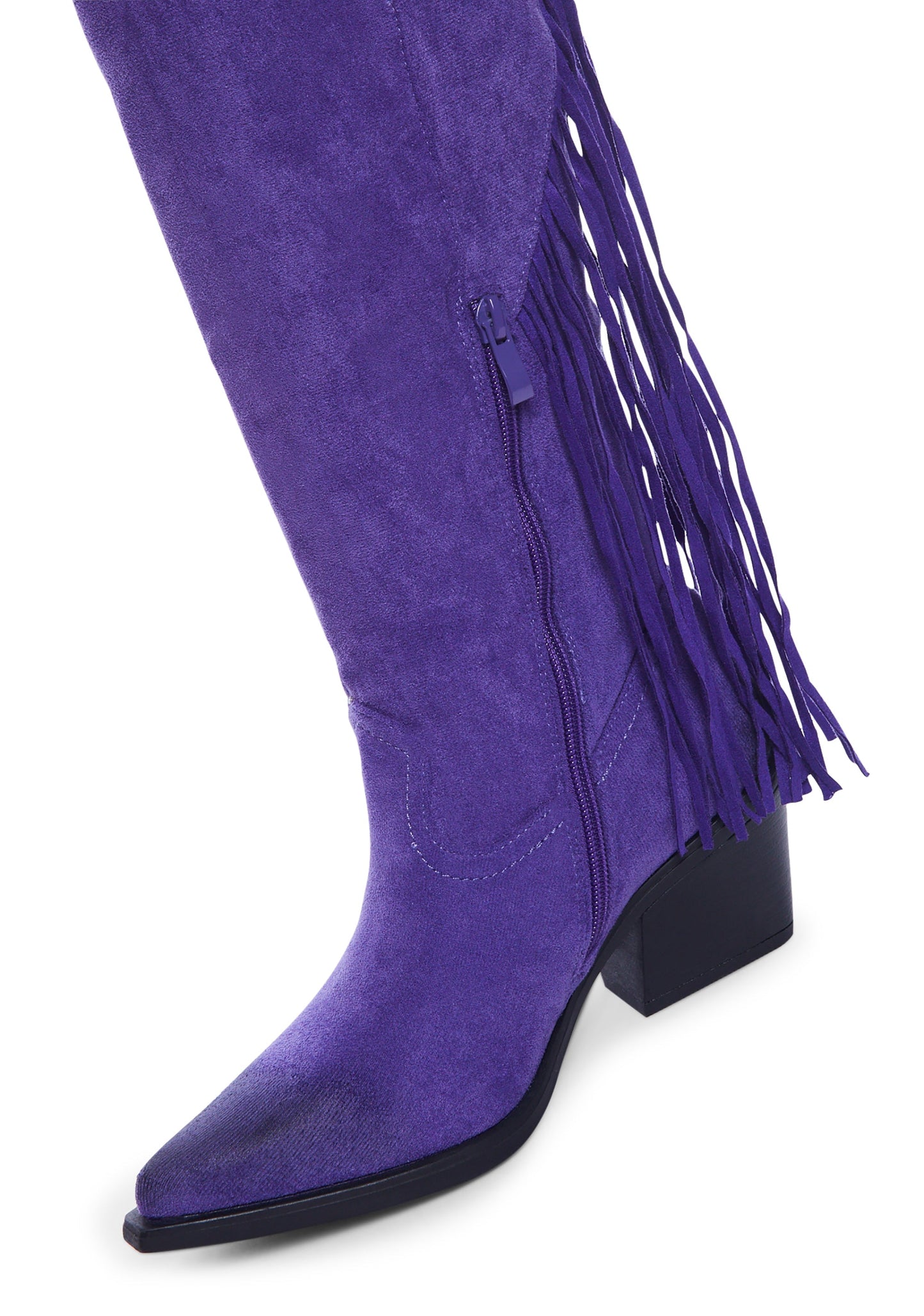 Swept Away Cowboy Boots - Purple