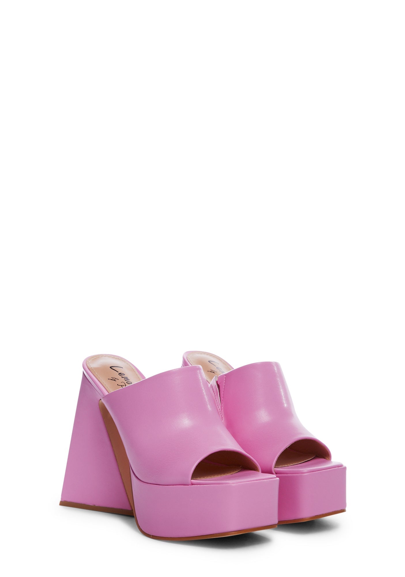 Caudillo Platform Heels - Pink