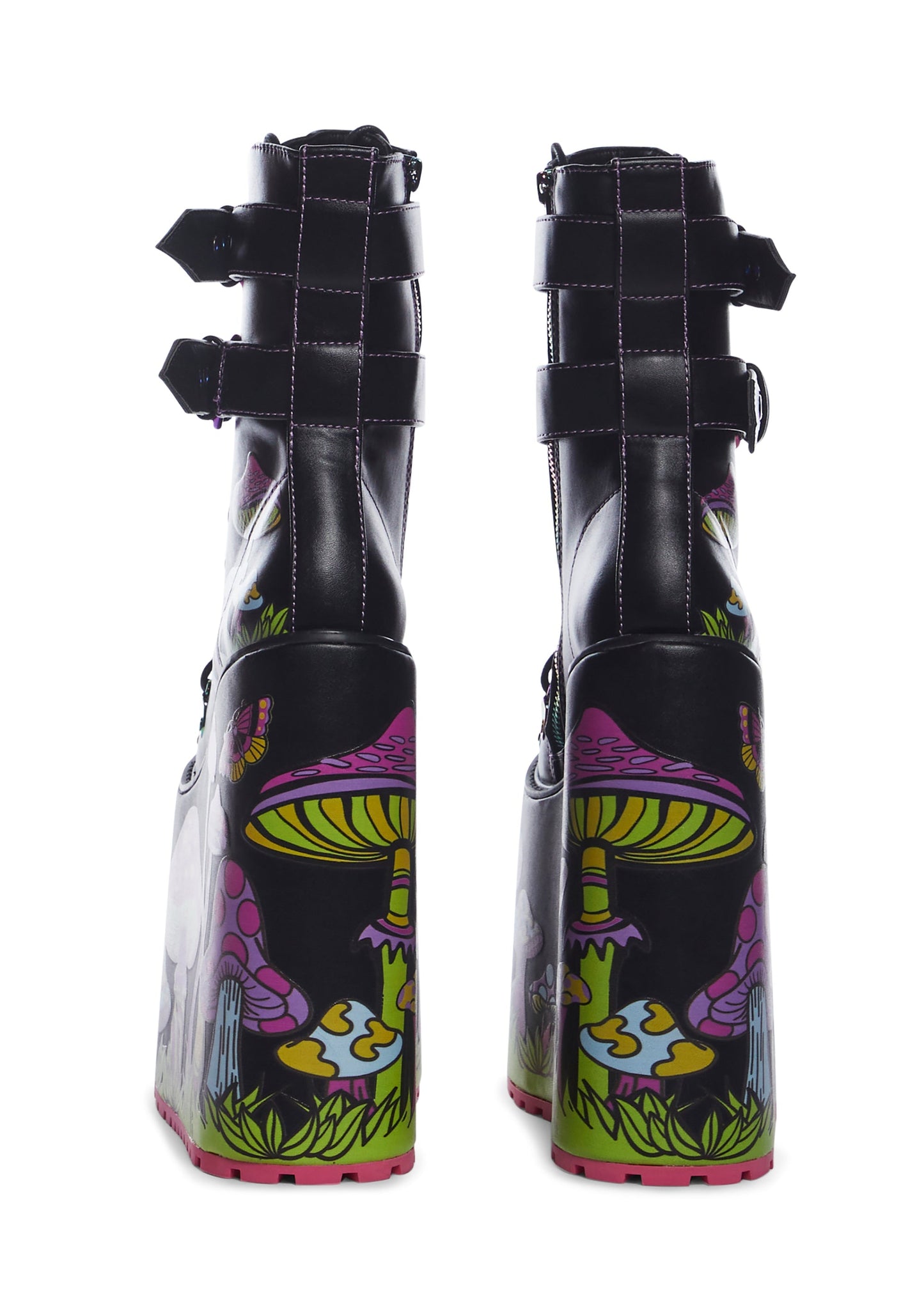 Psychedelic Fairytale Double Stack Traitor Boots