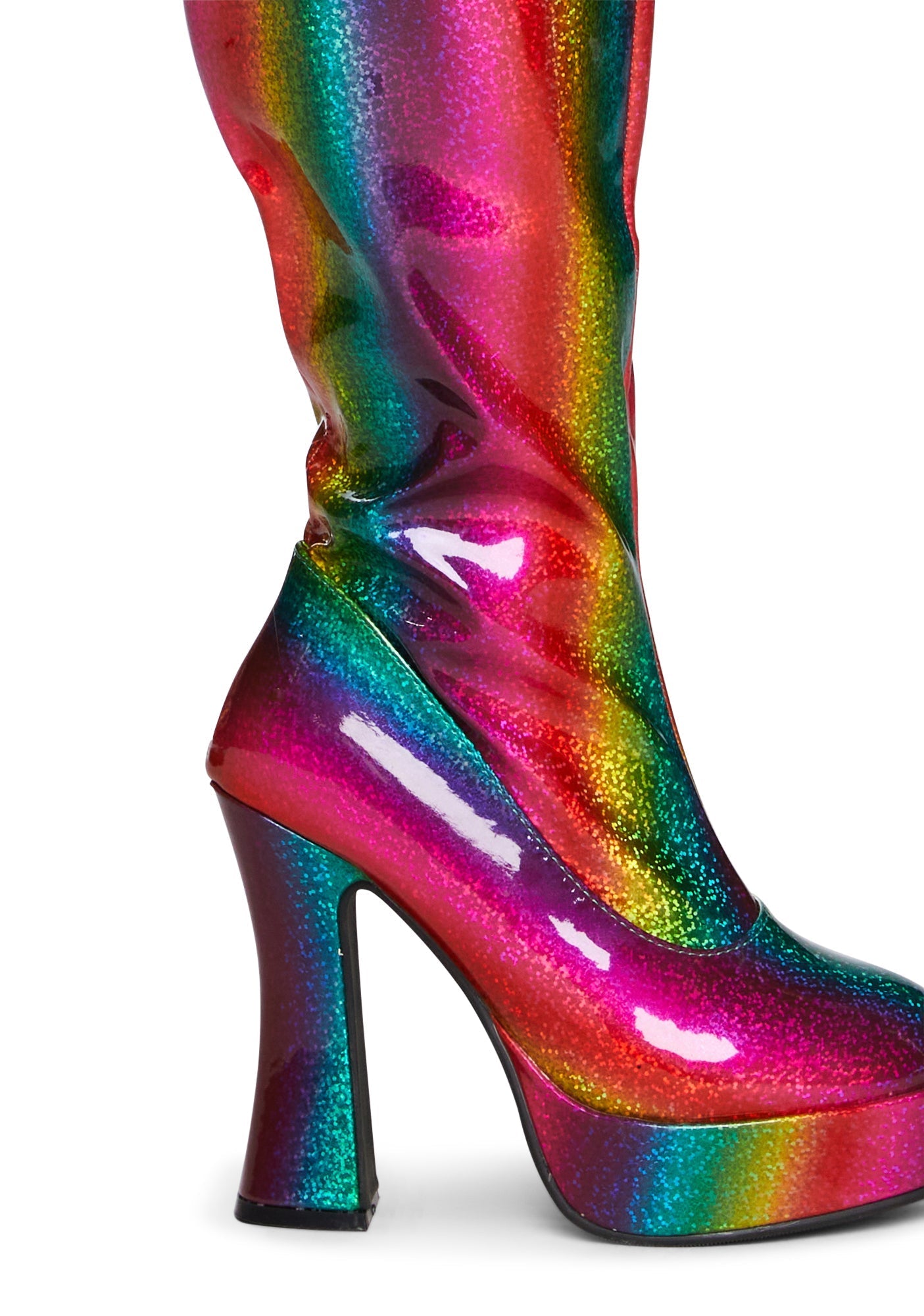 Rainbow 557-Raya Thigh High Boots