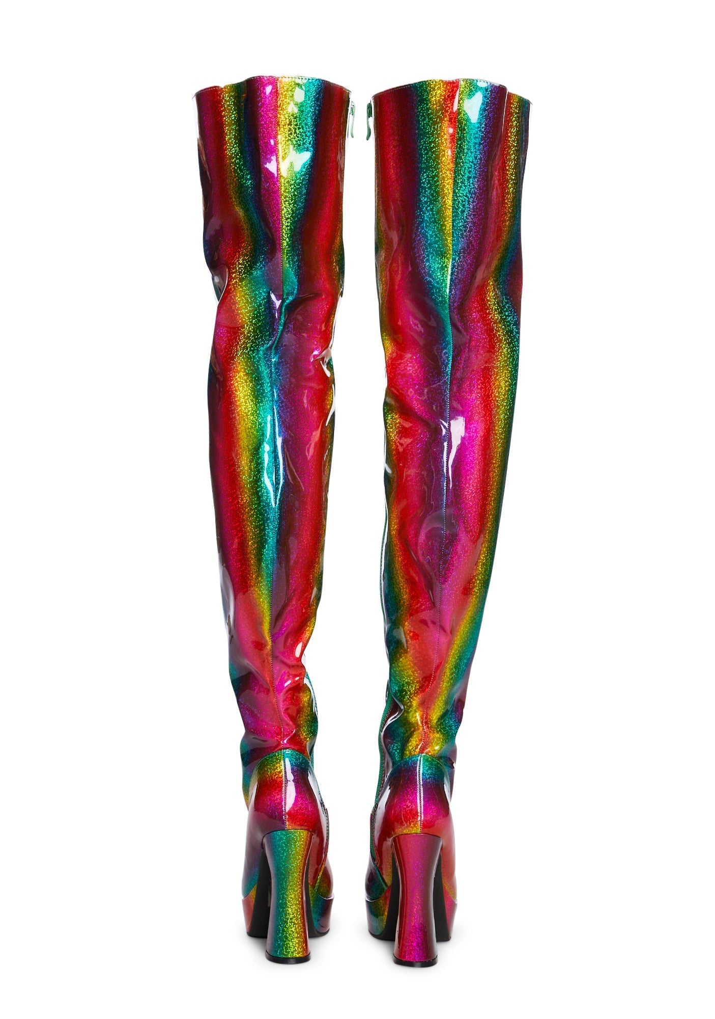 Rainbow 557-Raya Thigh High Boots