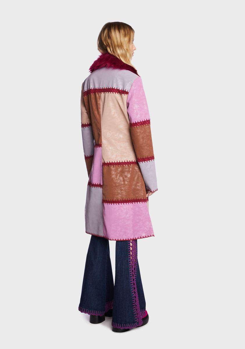 The Peace Within Patchwork Coat