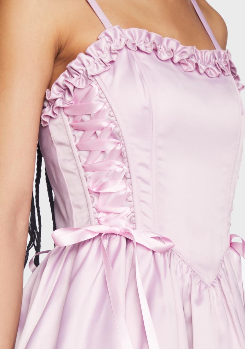 Takes The Cake Mini Dress - Light Purple