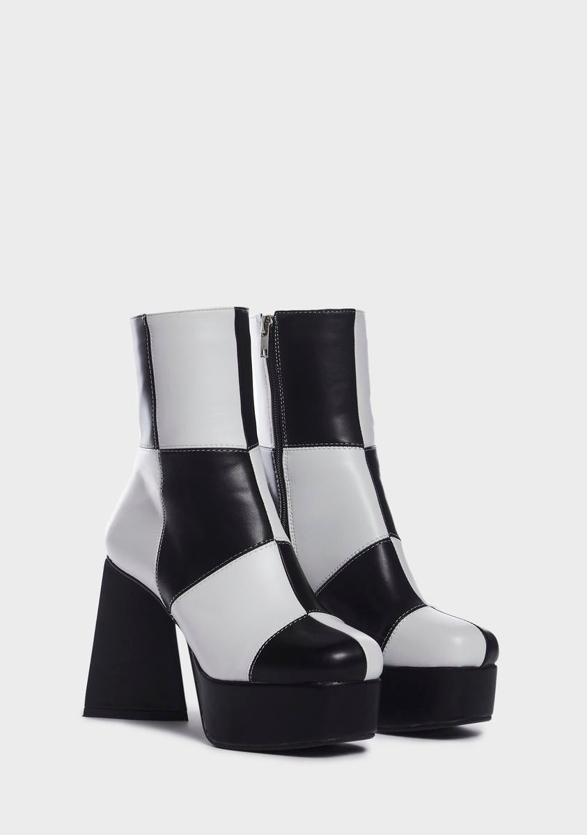 Wait A Minute Platform Boots