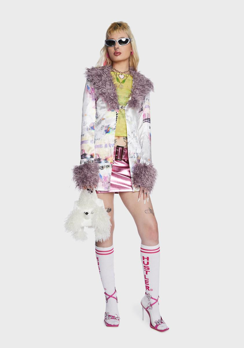 Renaissance Cherub Satin Marla Jacket