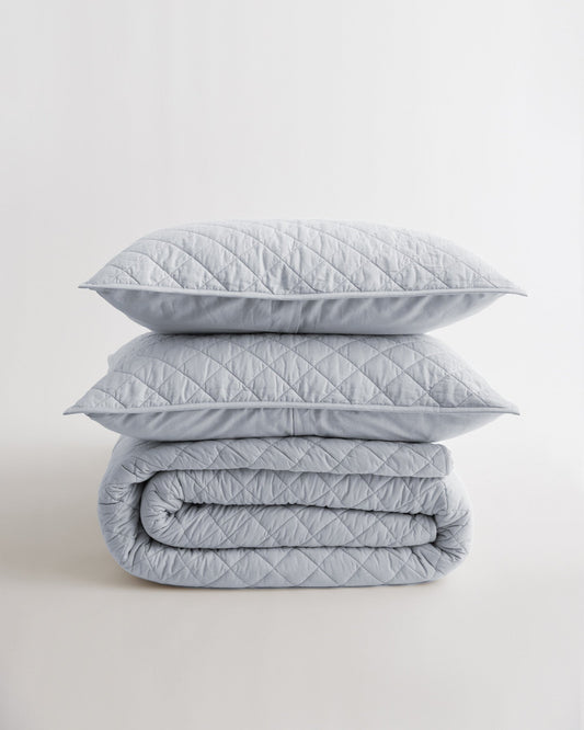 Diamond Cotton Quilt Set