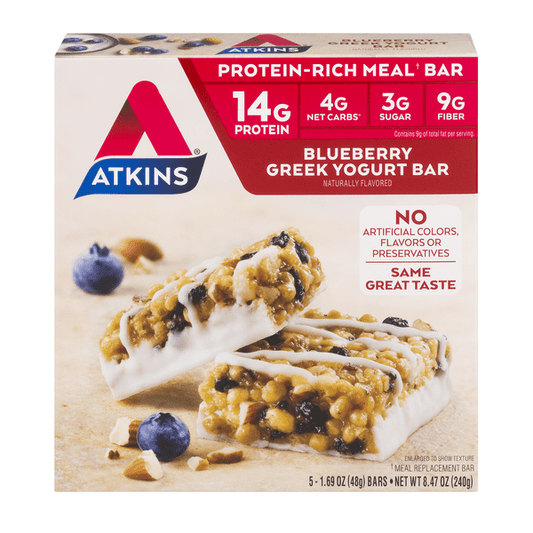 Atkins Blueberry Greek Yogurt Meal Bars