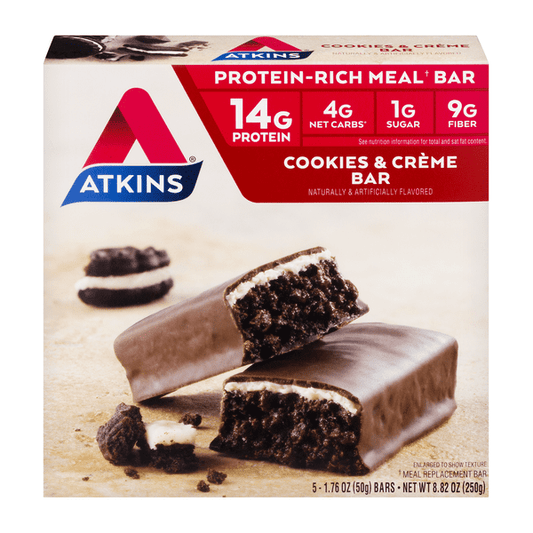 Atkins Cookies & Creme Protein-Rich Meal Bar