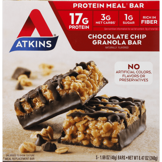 Atkins Chocolate Chip Granola Bars