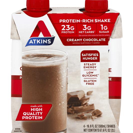 Atkins Creamy Chocolate Protein-Rich Nutrition Shake