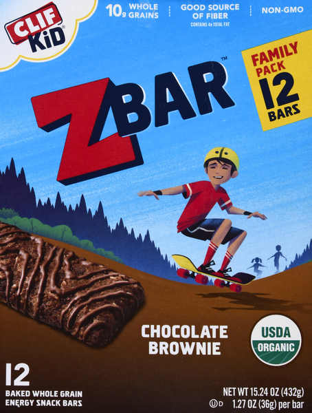 CLIF Kid ZBar Organic Chocolate Brownie