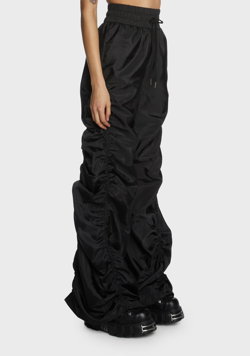 Ruched Wide Leg Pants
