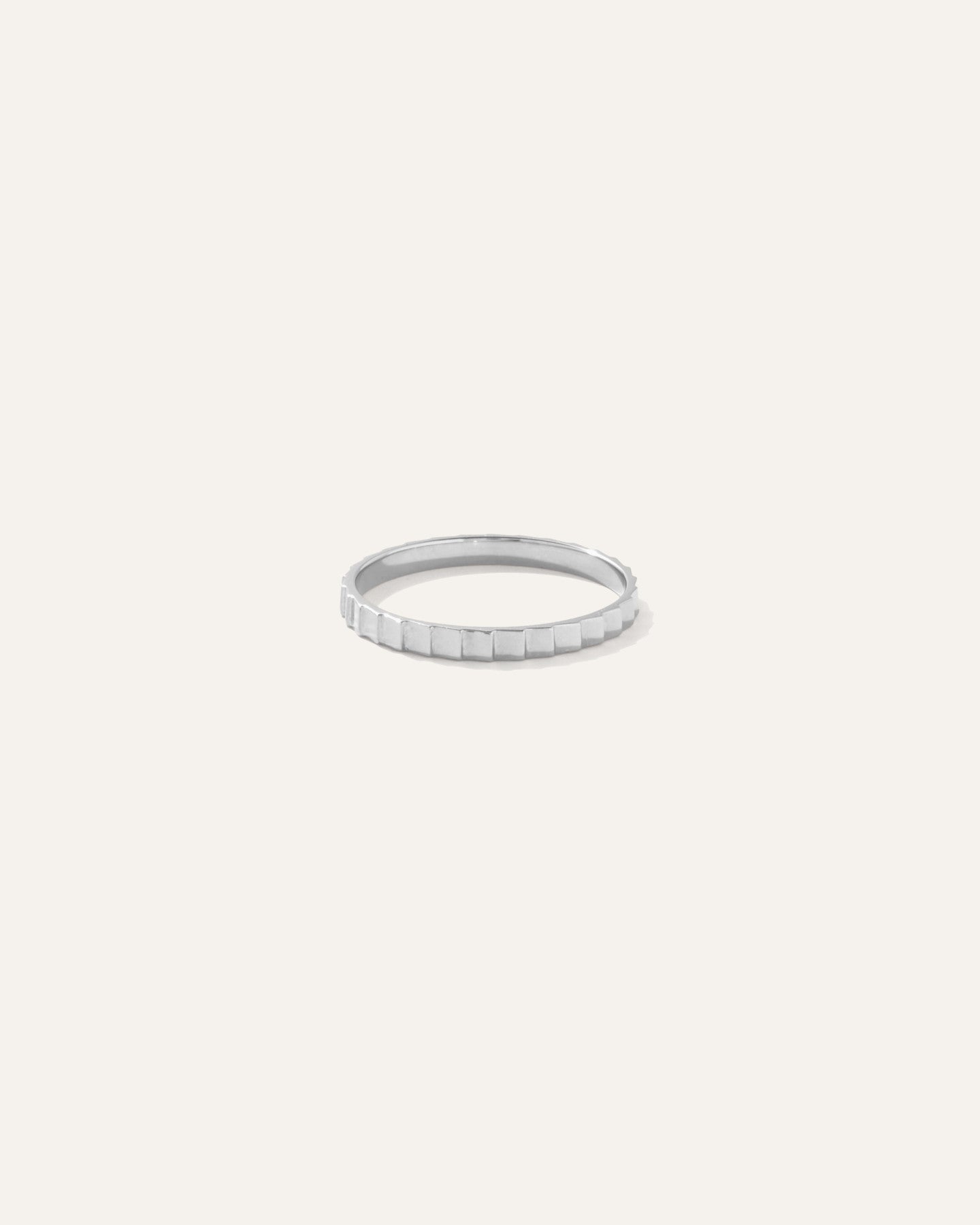 14k Gold Ridge Band