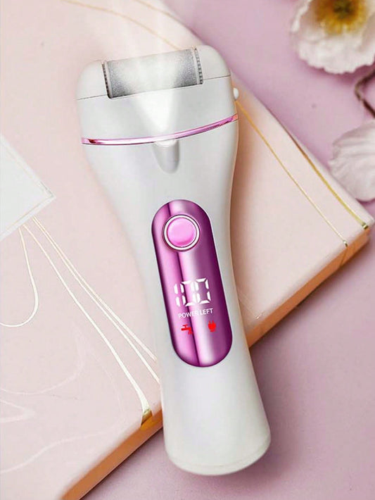 1pc ABS Electronic Foot File, Modernist Letter Graphic Foot File For Home
