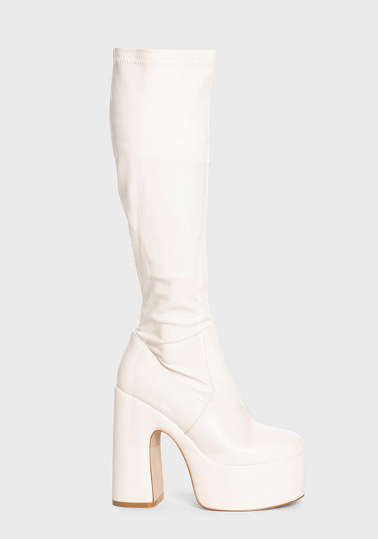 Sutton Platform Stretch Boots