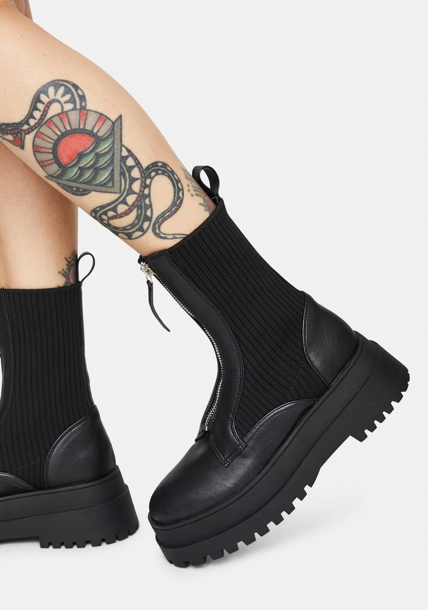 Code Zip Up Boots