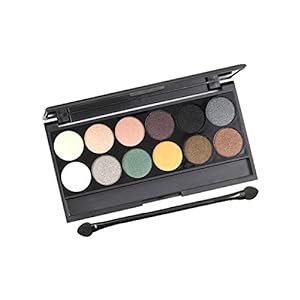 Swiss Beauty 12 Ultra Professional Eyeshadow Palette, Eye Makeup, Multicolor-02, 12G