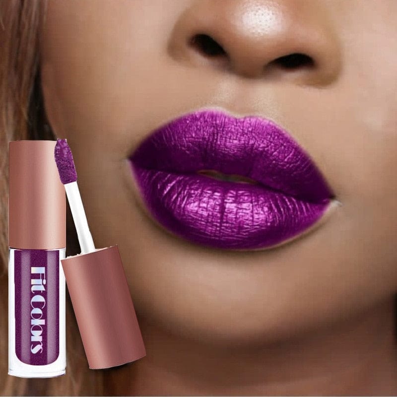 4Pcs/Set Metallic Non-stick Lip Gloss