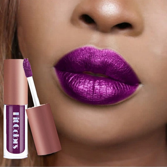 4Pcs/Set Metallic Non-stick Lip Gloss