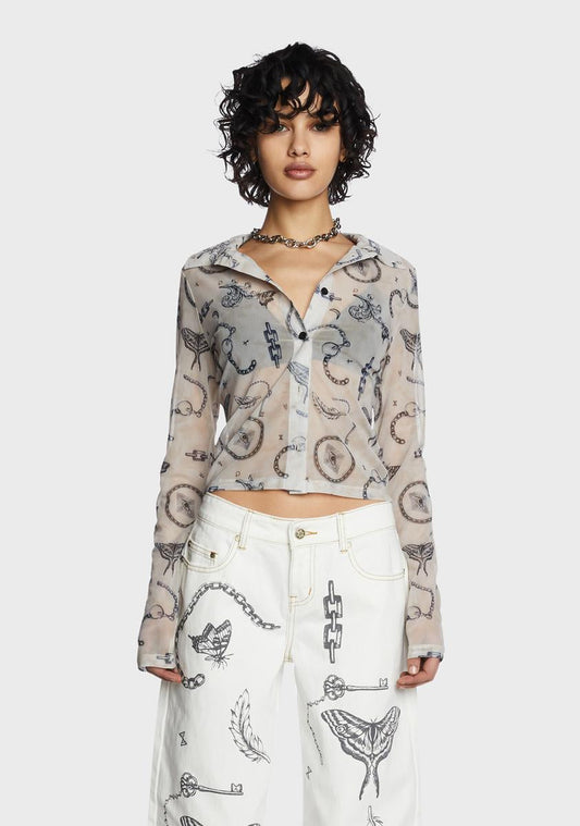Spell Sheer Shirt